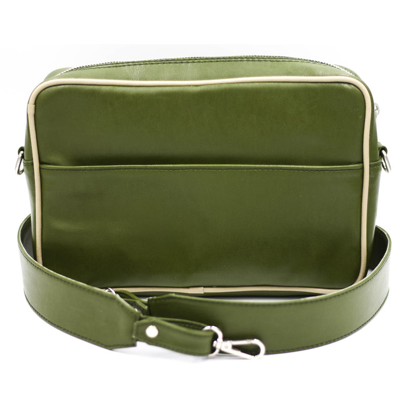 Crossbody Verde Piel Cactus - Grande