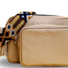 Crossbody Boho color Nude con doble asa (Grande)