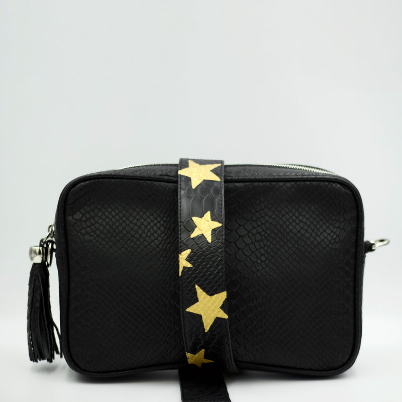 Boho Hand Painted - Estrellas Negro - Sobre Pedido