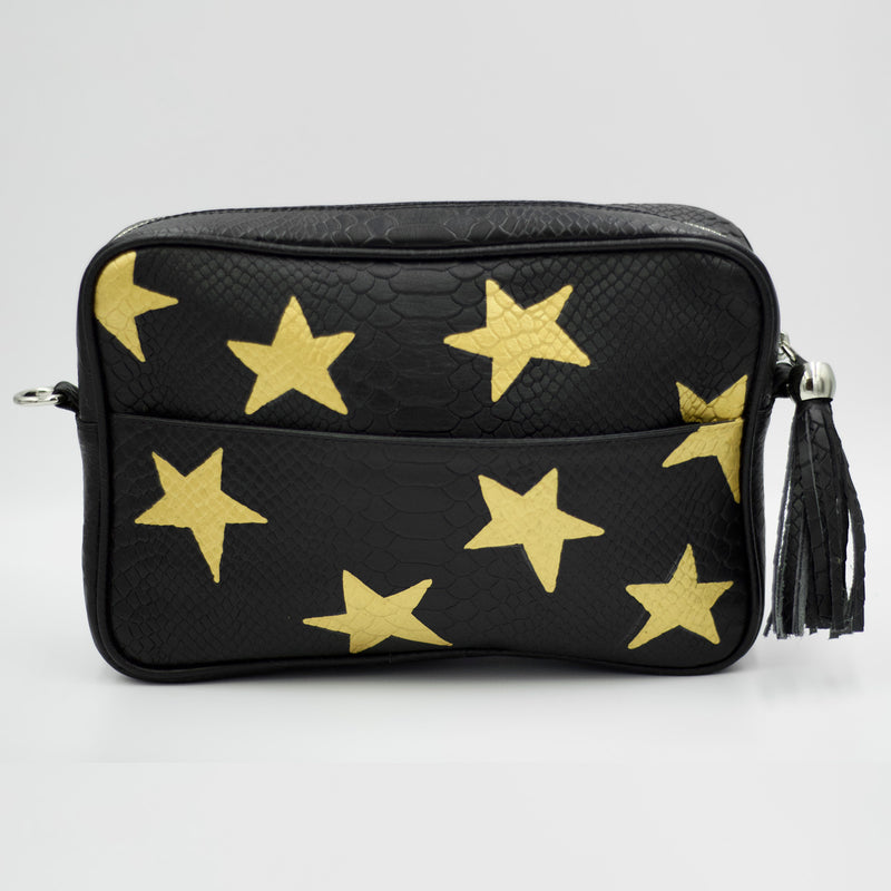 Boho Hand Painted - Estrellas Negro - Sobre Pedido